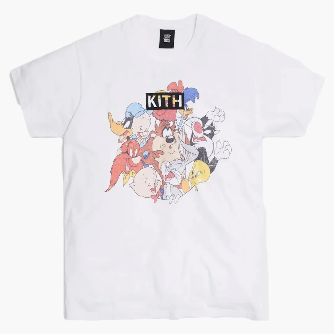 Kith X Looney Tunes Merrie Melodies Vintage Tee White - Image 2