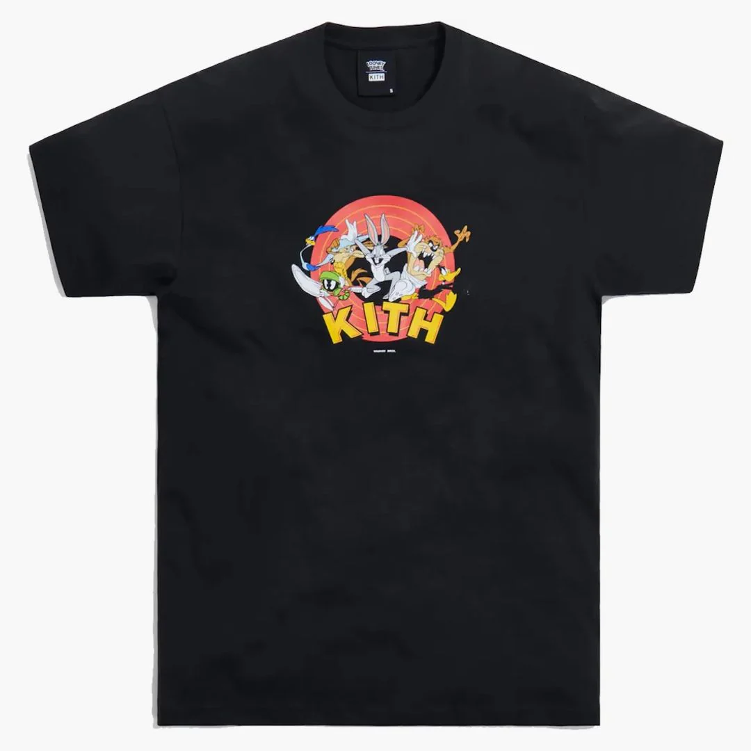 Kith X Looney Tunes That's All Folks Tee Black - Image 2