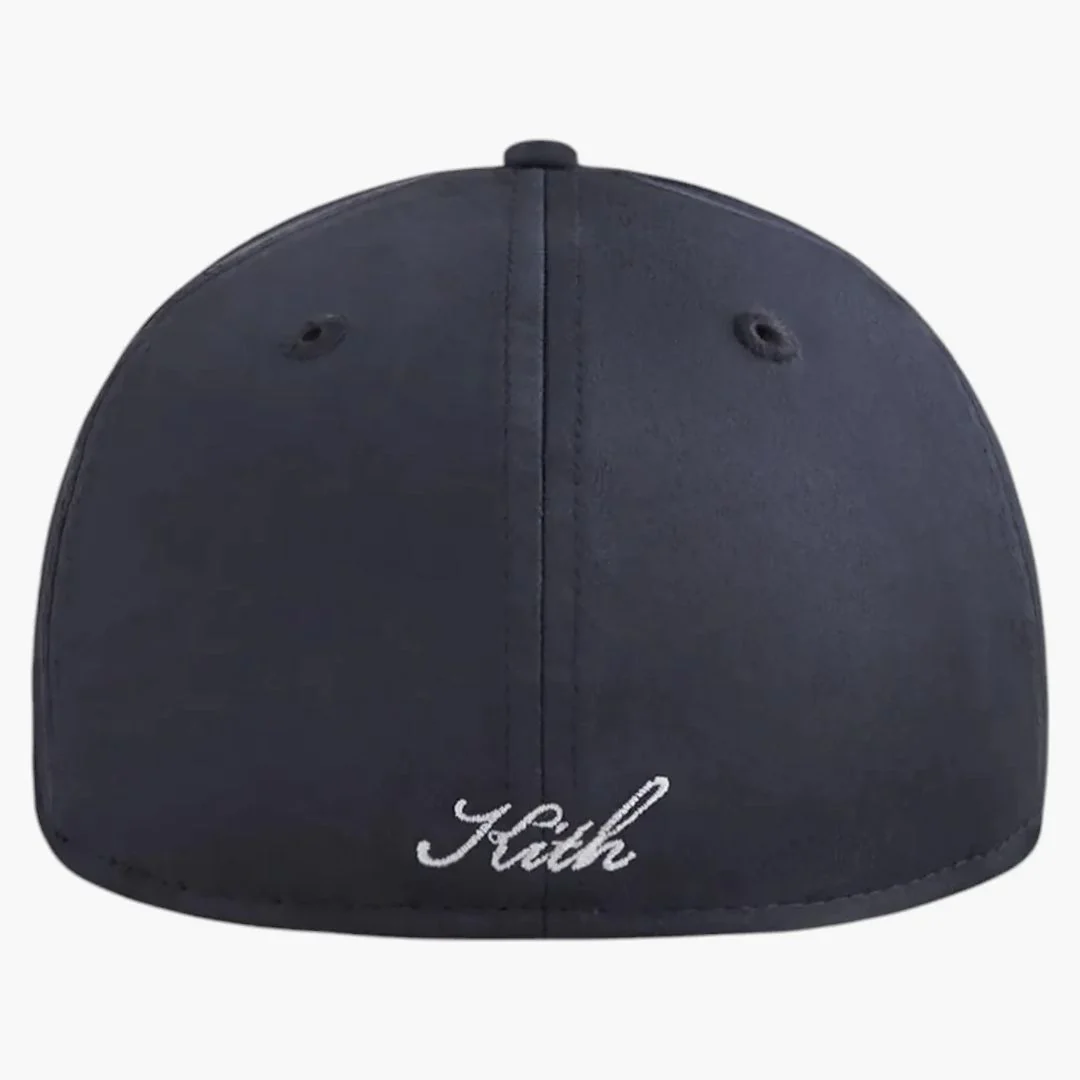Kith X New Era For The New York Yankees Microsuede 59fifty Low Profile Fitted Hat Nocturnal - Image 2