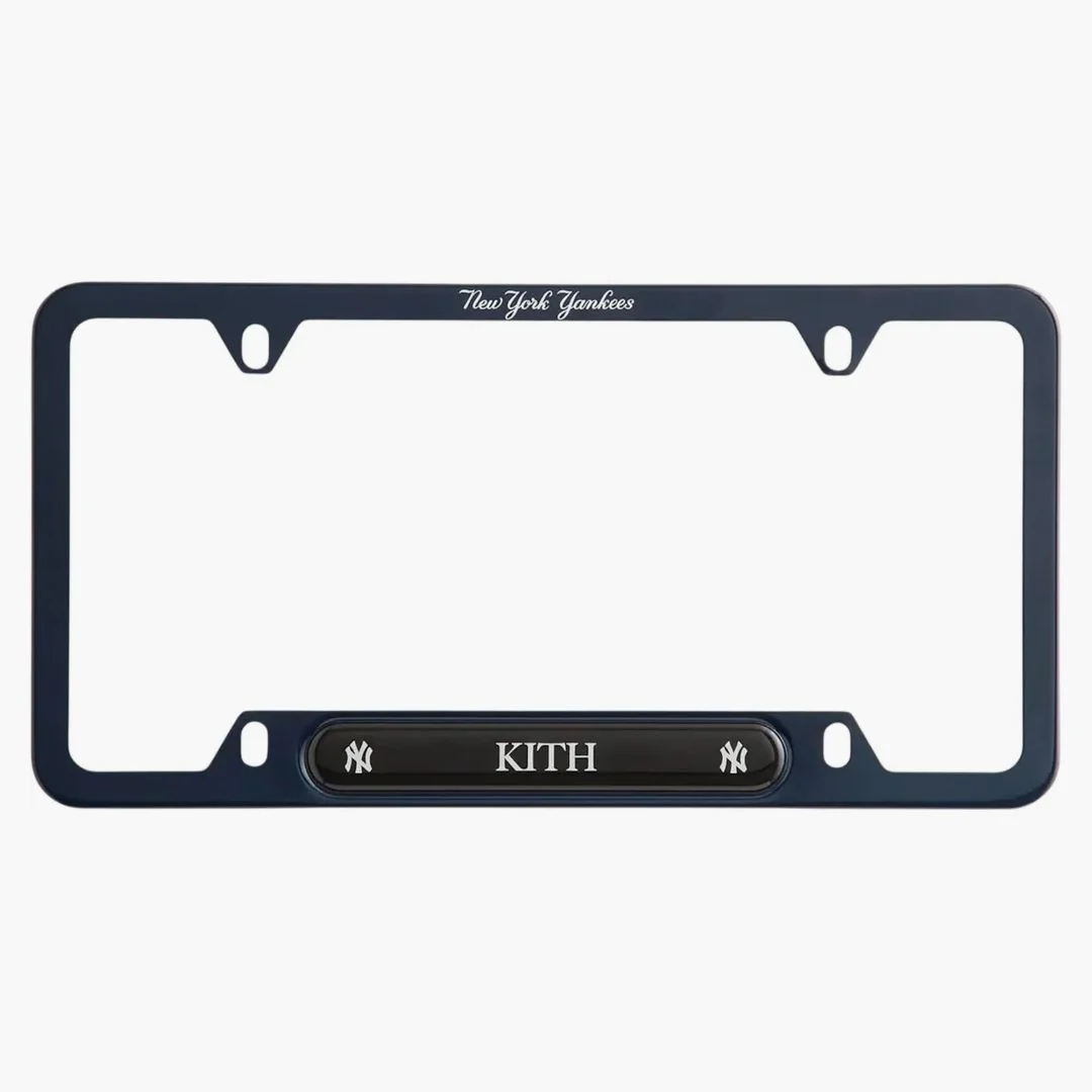Kith X New York Yankees License Plate Nocturnal