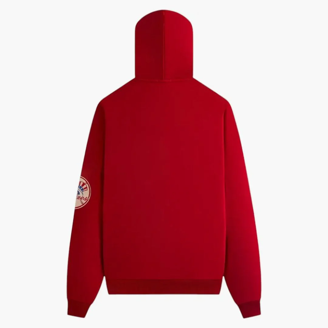 Kith X New York Yankees Plush Fleece Cropped Braxton Hoodie Fame - Image 2