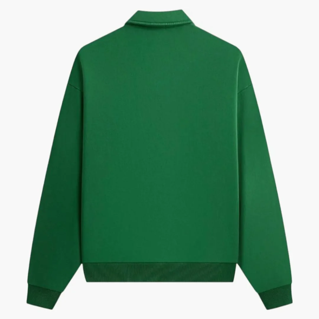 Kith X New York Yankees Quarter Zip Popover Sweatshirt Kelly - Image 2
