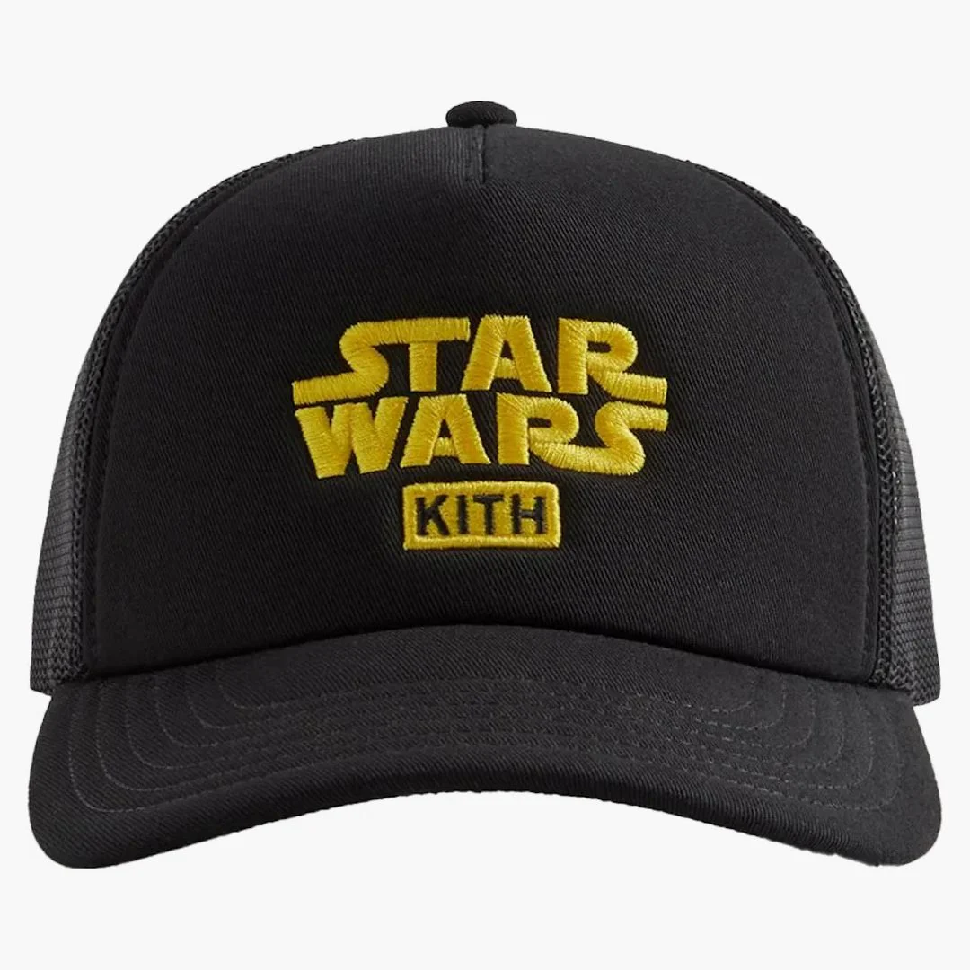 Kith X Star Wars Cotton Twill Foam Trucker Hat Black Ph - Image 2