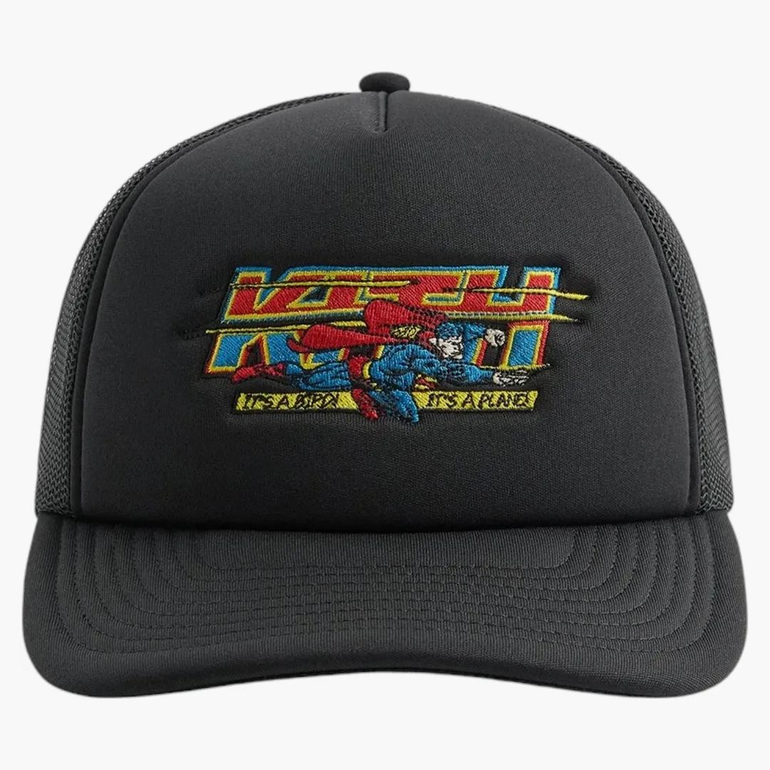 Kith X Superman Nolan Trucker Hat Black