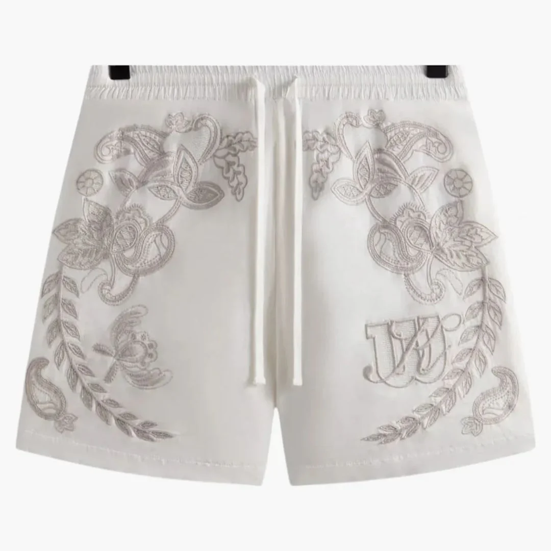 Kith X Wilson Embroidered Mesh Active Short White