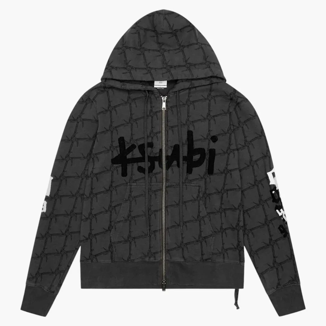 Ksubi X Juice Wrld 2.0 Zip The Kash Hoodie Black