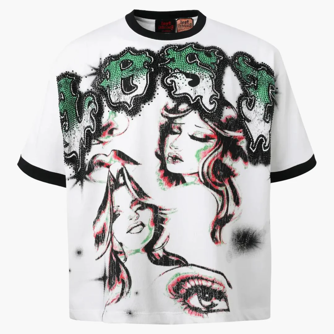 Lost Intricacy Angel Eyez T-Shirt White