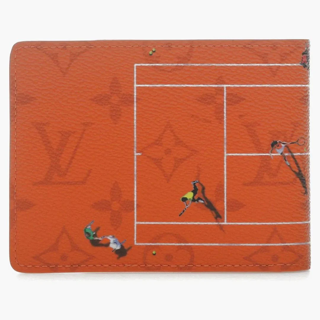 Louis Vuitton Tennis Slender Wallet Brick Red - Image 3