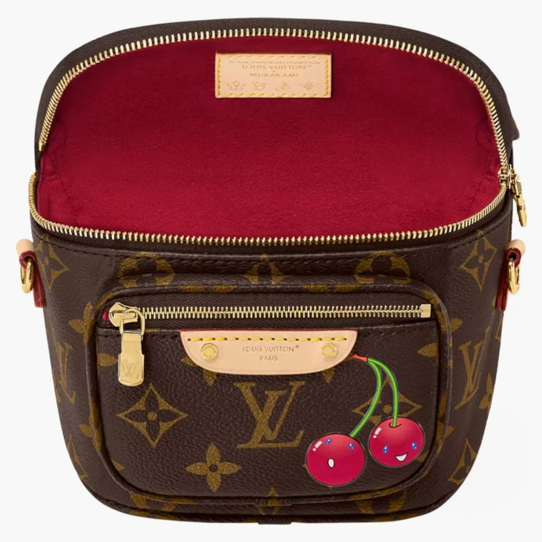 Louis Vuitton X Takashi Murakami Cherry Mini Bumbag Brown Monogram - Image 2