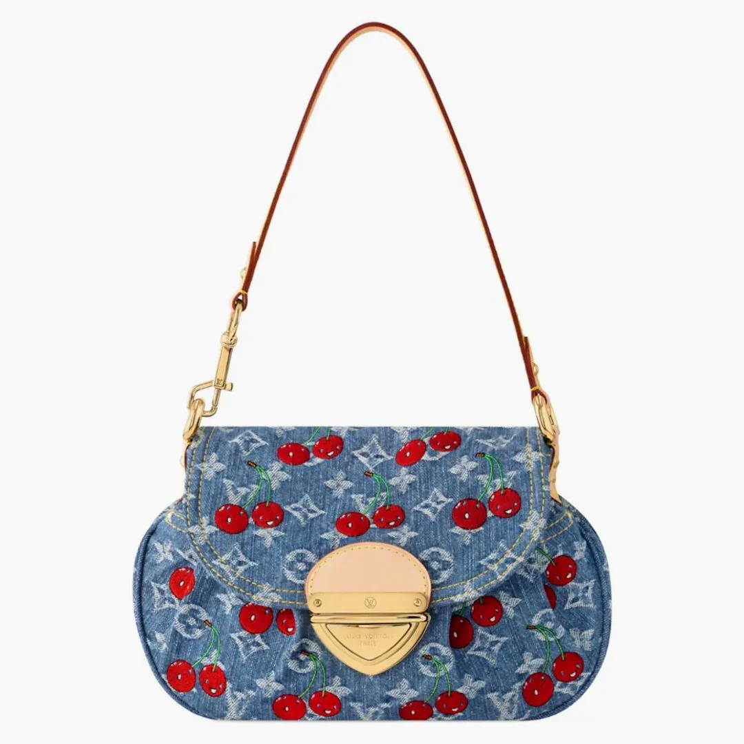 Louis Vuitton X Takashi Murakami Cherry Sunset Denim Monogram