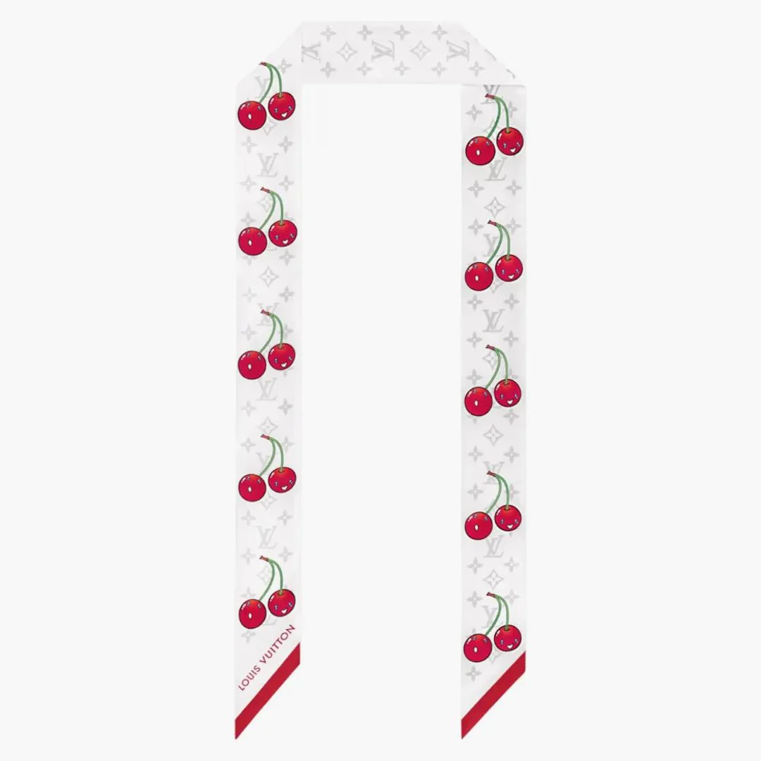 Louis Vuitton X Takashi Murakami Monogram Cherry Bandeau White - Image 2