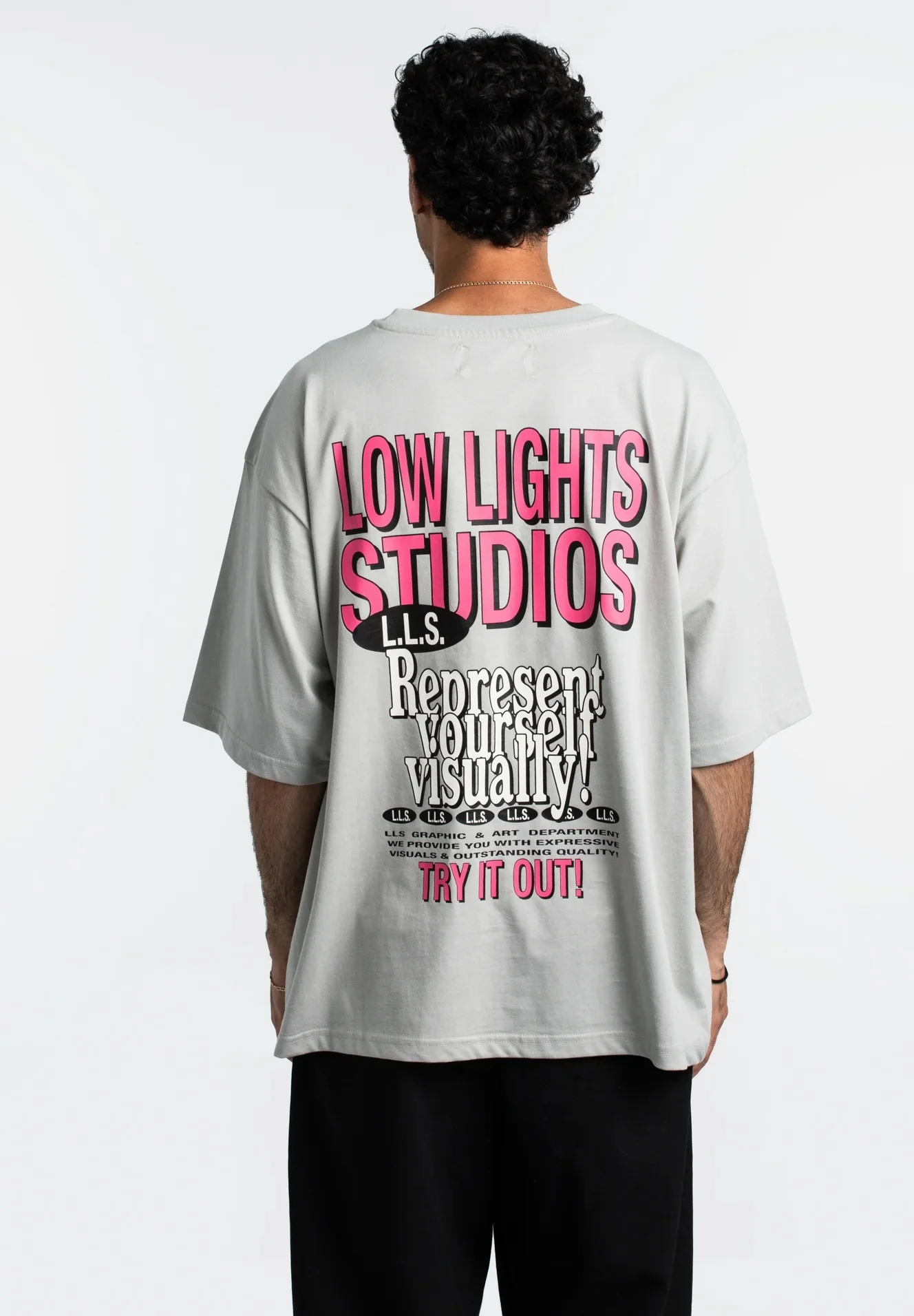 Low Lights Studios Representation T-Shirt light grey - Image 2