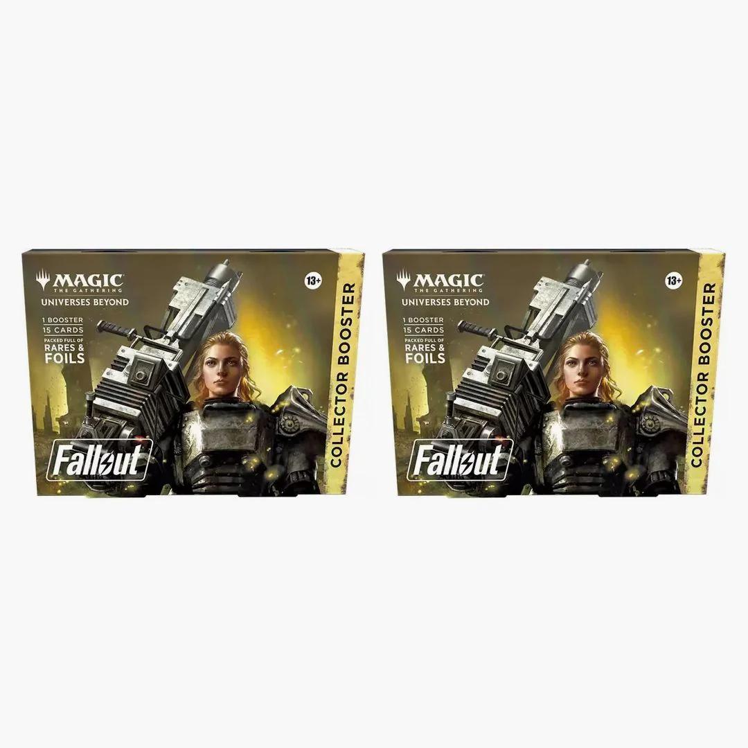 Magic: The Gathering Tcg Universes Beyond Fallout Collector Booster Omega Pack 2x Lot