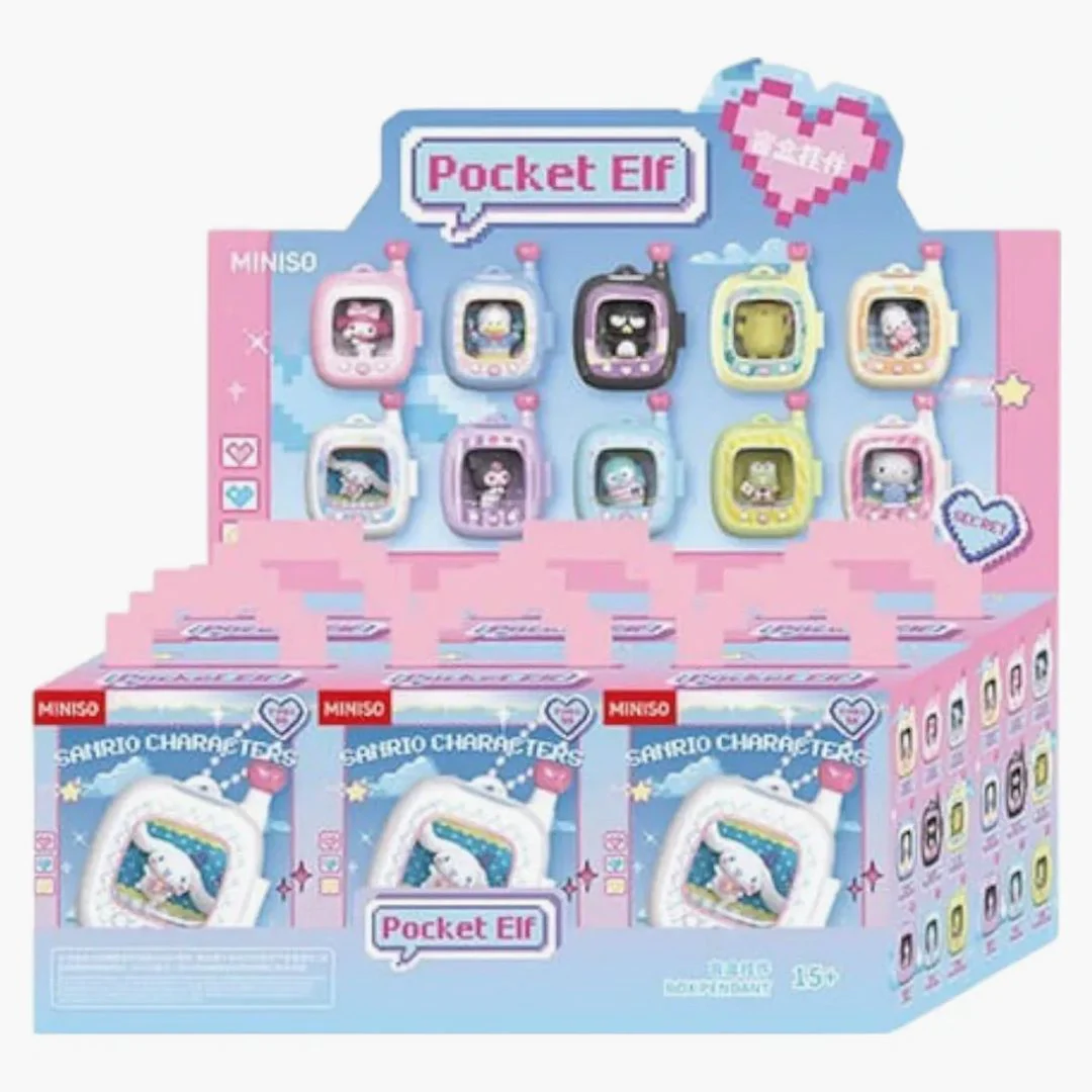 Miniso Top Toy Sanrio Character Pocket Elf Series Pendant Sealed Case (9 Blind Box)