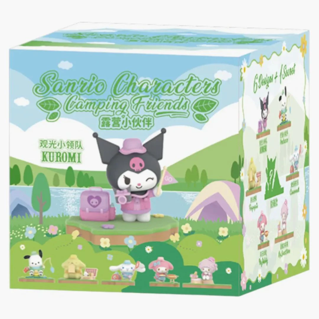 Miniso Top Toy Sanrio Characters Camping Friends Single Blind Box