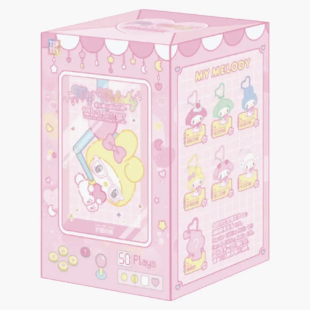 Miniso Top Toy Sanrio My Melody 50th Anniversary Milk Candy Series Plush Keychains Single Blind Box