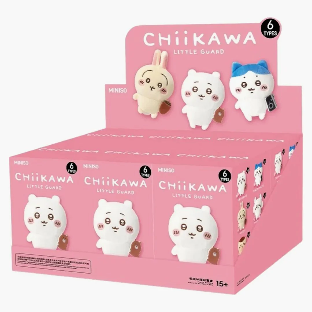 Miniso Top Toy X Chiikawa Little Guard Series Fridge Magnet Sealed Case (6 Blind Box)