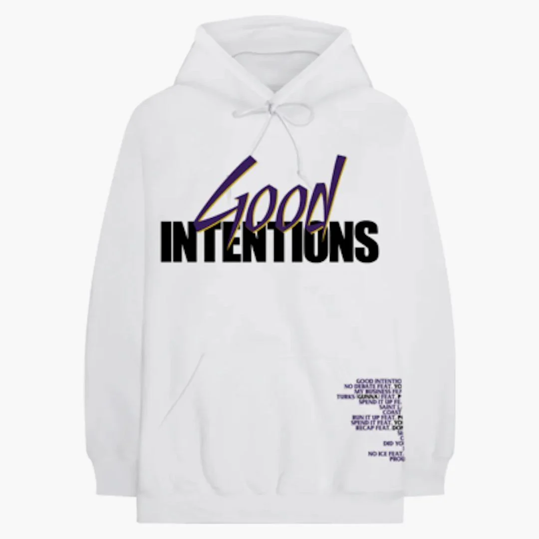 Nav X Vlone Doves Hoodie White