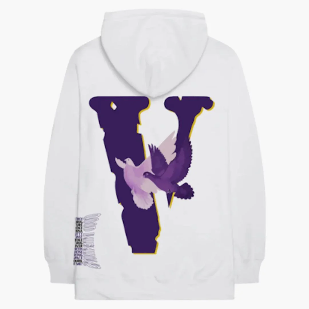 Nav X Vlone Doves Hoodie White - Image 3