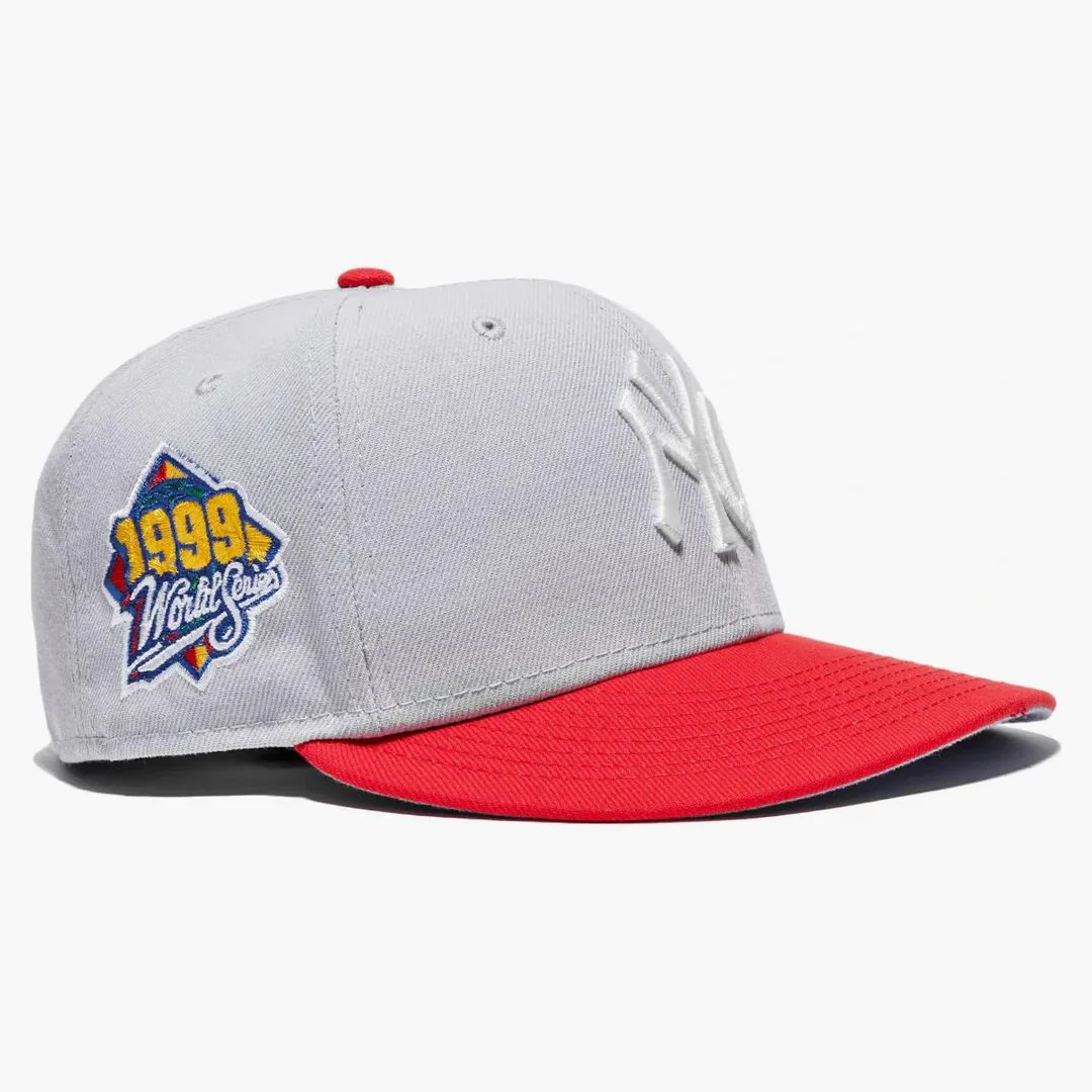 New Era Jae Tips X City Jeans New York Yankee Subway Series "the Wiz" 59fifty Fitted Hat Grey/red - Image 2