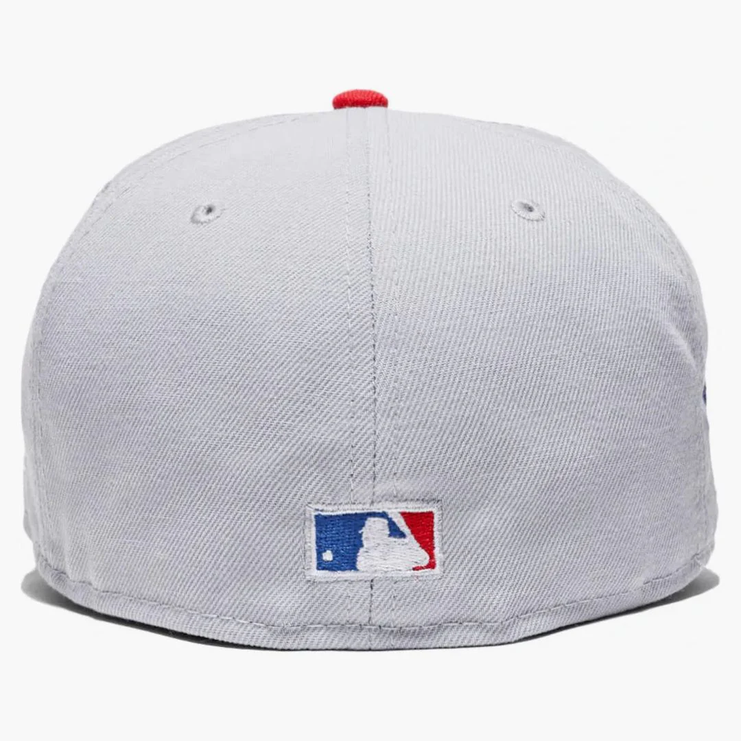 New Era Jae Tips X City Jeans New York Yankee Subway Series "the Wiz" 59fifty Fitted Hat Grey/red - Image 3