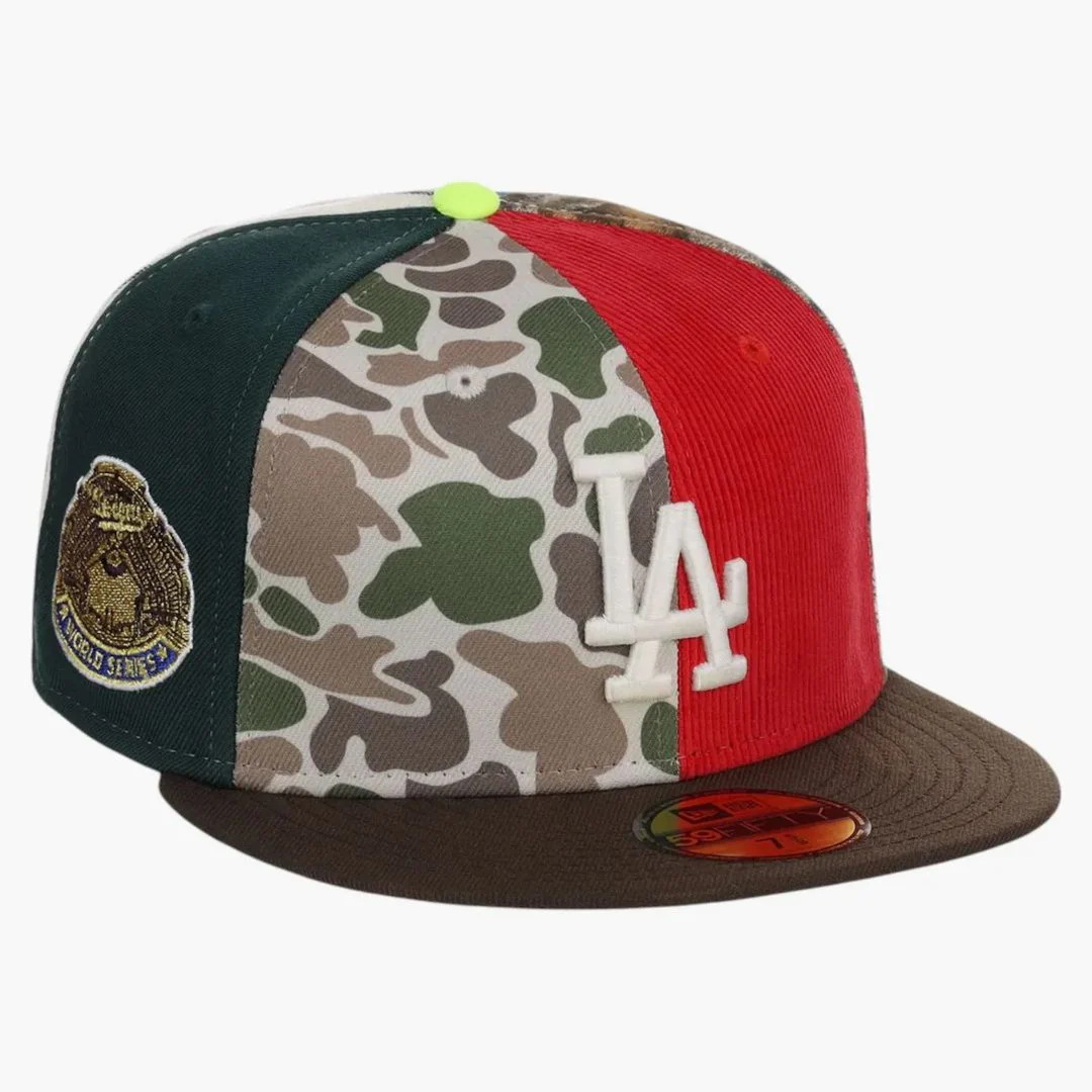New Era Los Angeles Dodgers Chase B X Mlb Maximal 59fifty Fitted Cap Multi/plaid/pink - Image 2