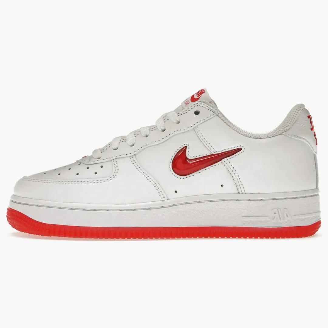 Nike Air Force 1 Low '07 Retro Color Of The Month Jewel Swoosh University Red