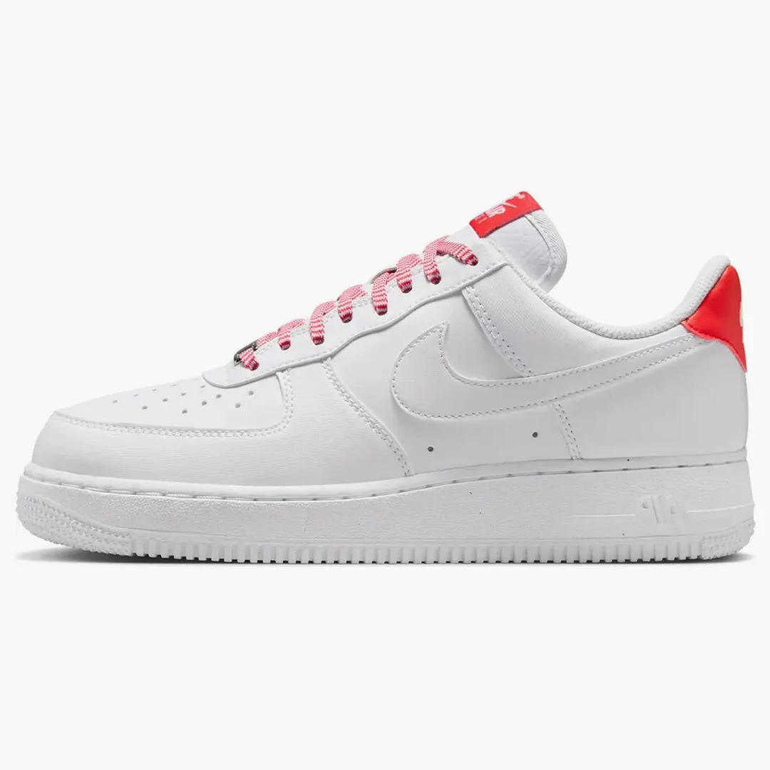 Nike Air Force 1 Low '07 White Pink Foam Metallic Silver Light Crimson (women's)