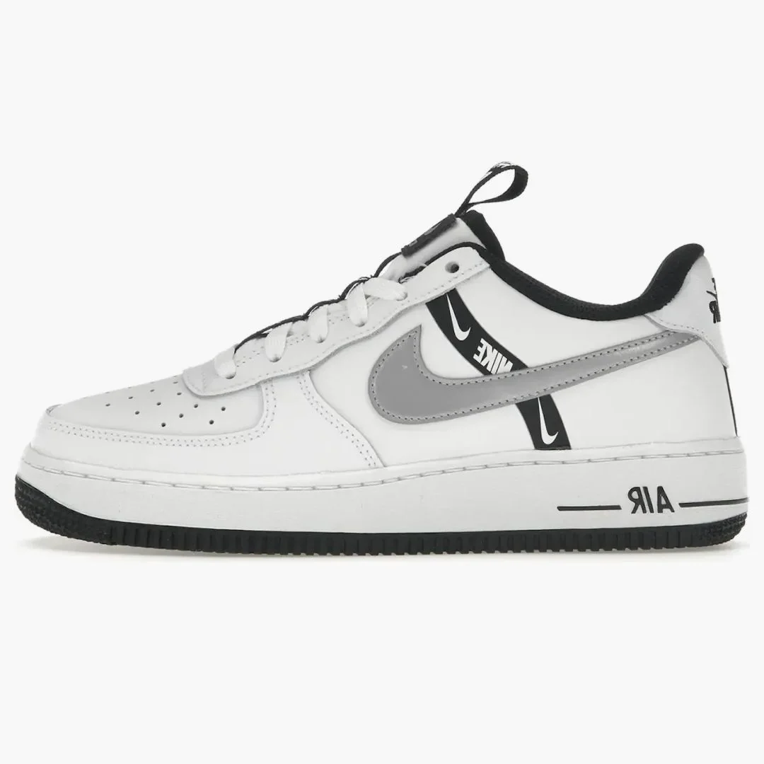 Nike Air Force 1 Low Lv8 Ksa White Reflect Silver (gs)