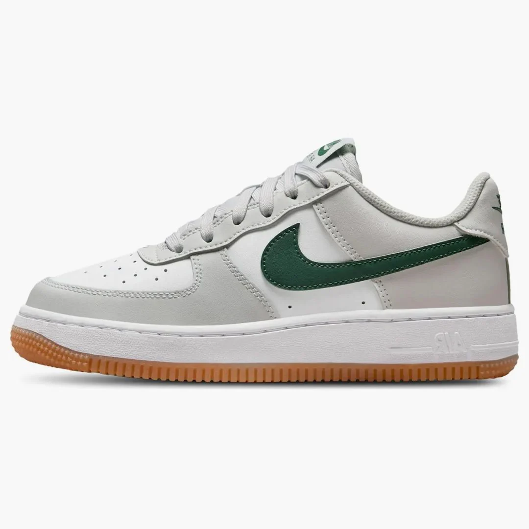 Nike Air Force 1 Low Photon Dust Fir Gum Medium Brown White (gs)