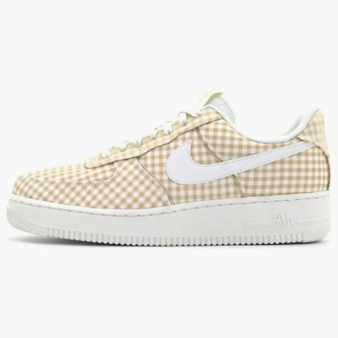 Nike Air Force 1 Low Qs Beige Gingham (women's)