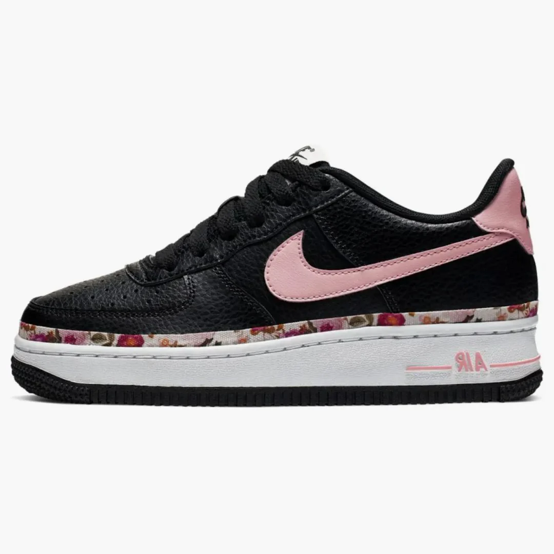 Nike Air Force 1 Low Vintage Floral Black Pink (gs)