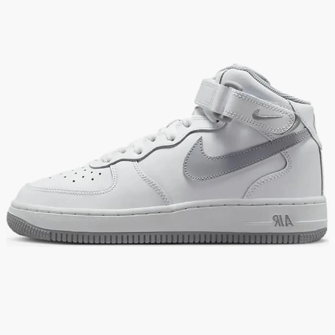 Nike Air Force 1 Mid Le White Wolf Grey (gs)