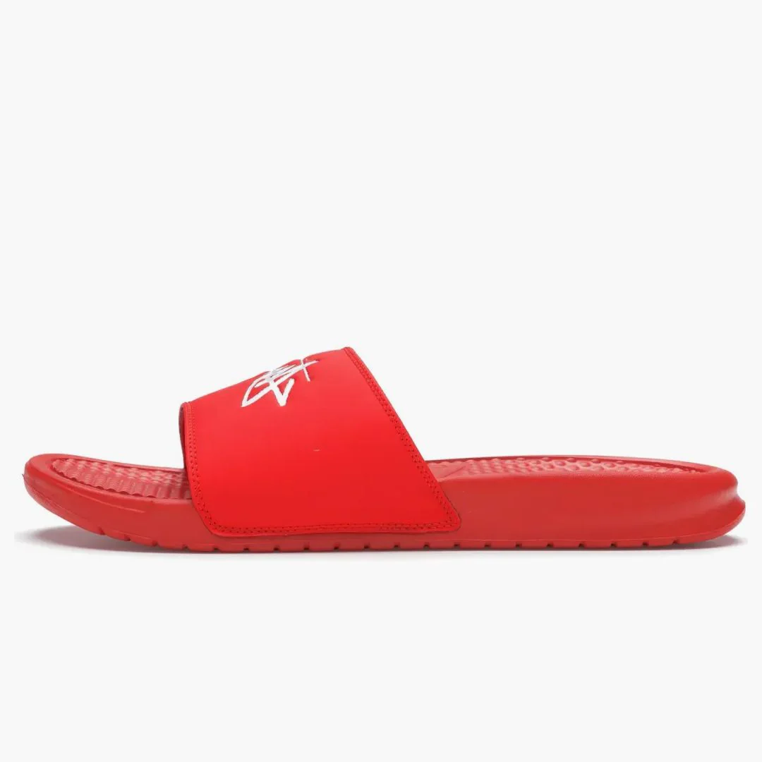 Nike Benassi Stussy Habanero Red