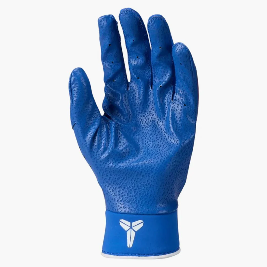 Nike Kobe Bryant Baseball Big Kids' Batting Gloves (1 Pair) Blue - Image 2