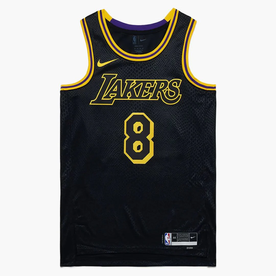 Nike Kobe Mamba Mentality Los Angeles Lakers City Edition Swingman Jersey (fw23) Black