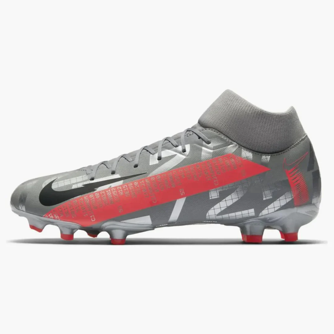 Nike Mercurial Superfly 7 Academy Mg Metallic Grey Crimson