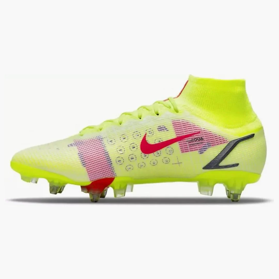 Nike Mercurial Superfly 8 Elite Sg-pro Ac Volt Black Bright Crimson - Image 3