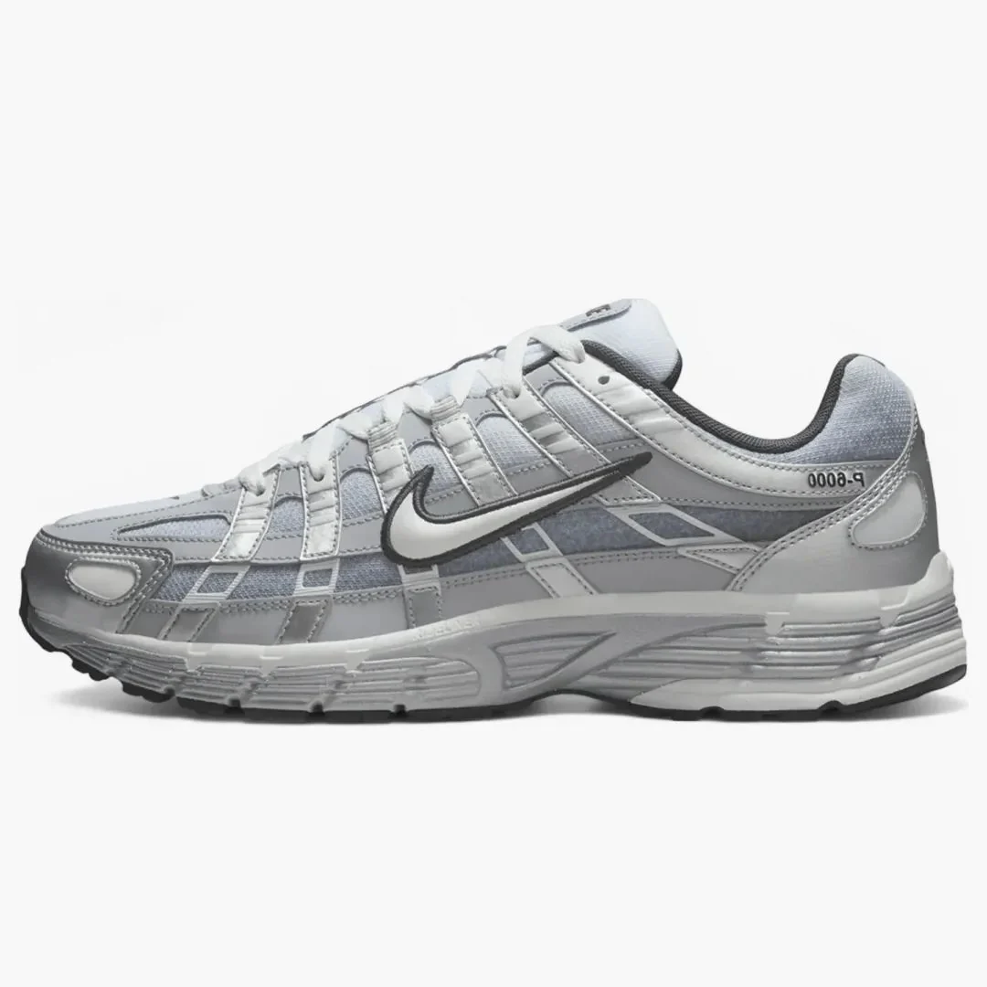 Nike P-6000 Metallic Silver Summit White-wolf Grey
