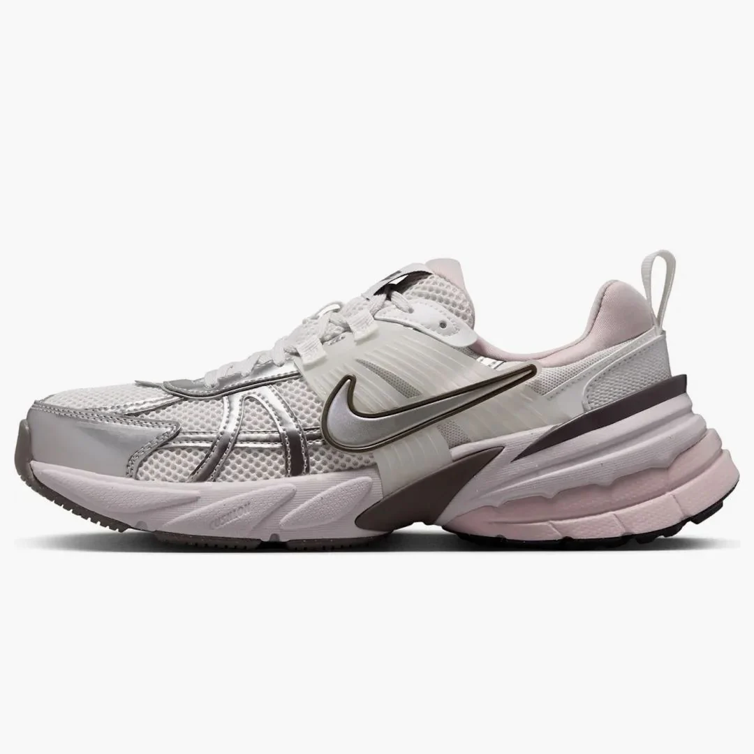 Nike V2k Run Platinum Tint Summit White Cave Stone Metallic Silver (women's)