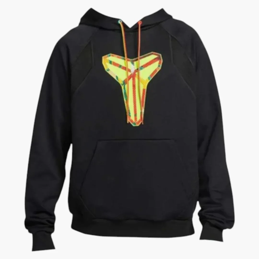 Nike What The Kobe Therma-fit Pullover Hoodie (asia Sizing) Black/volt