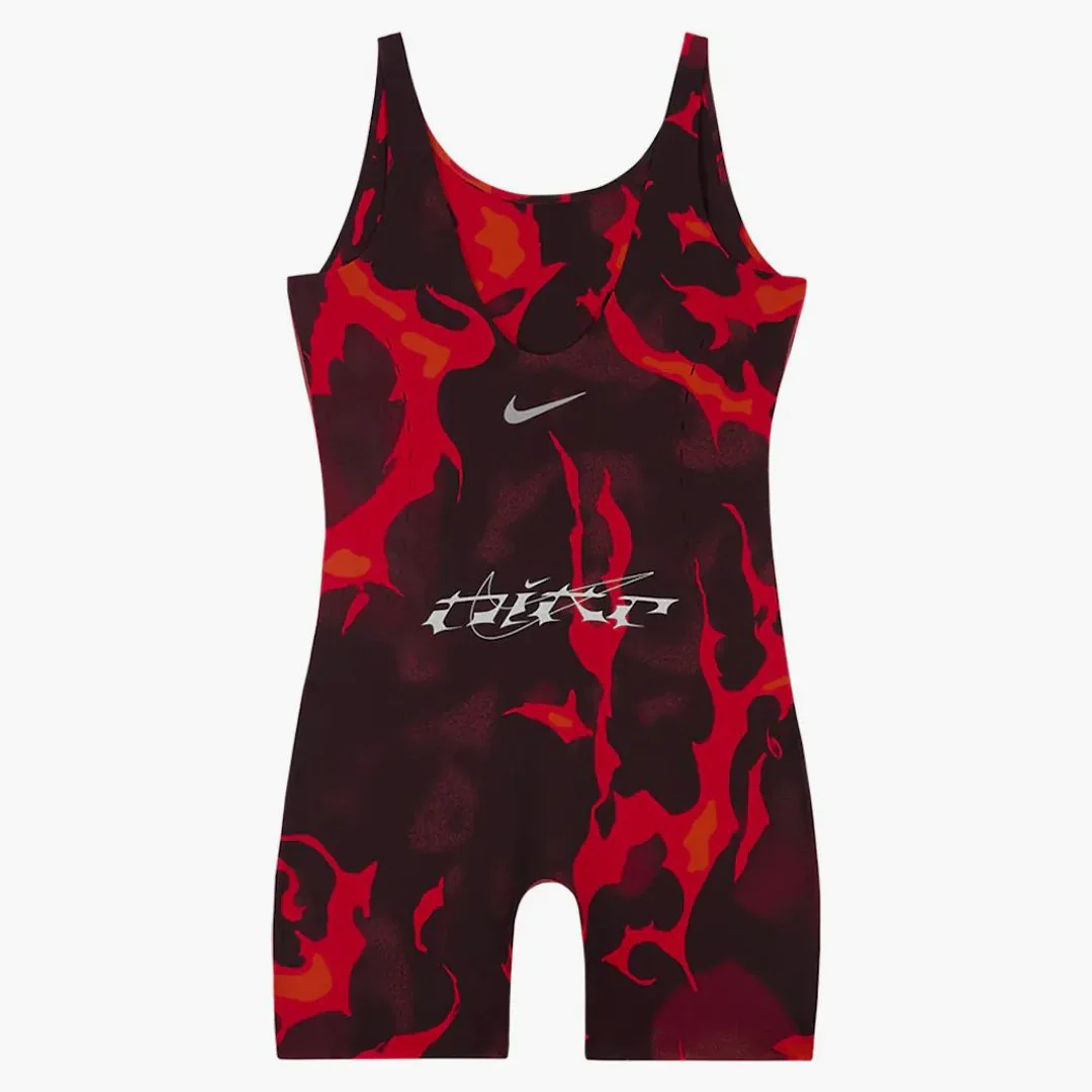 Nike X Megan Thee Stallion Women's 5" Bodysuit Black/light Crimson - Image 2