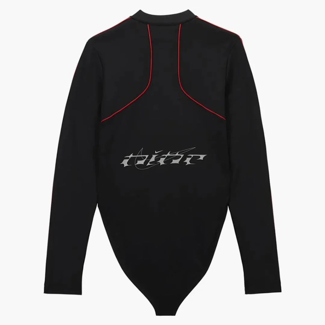 Nike X Megan Thee Stallion Women's Long-sleeve Bodysuit Black - Image 2