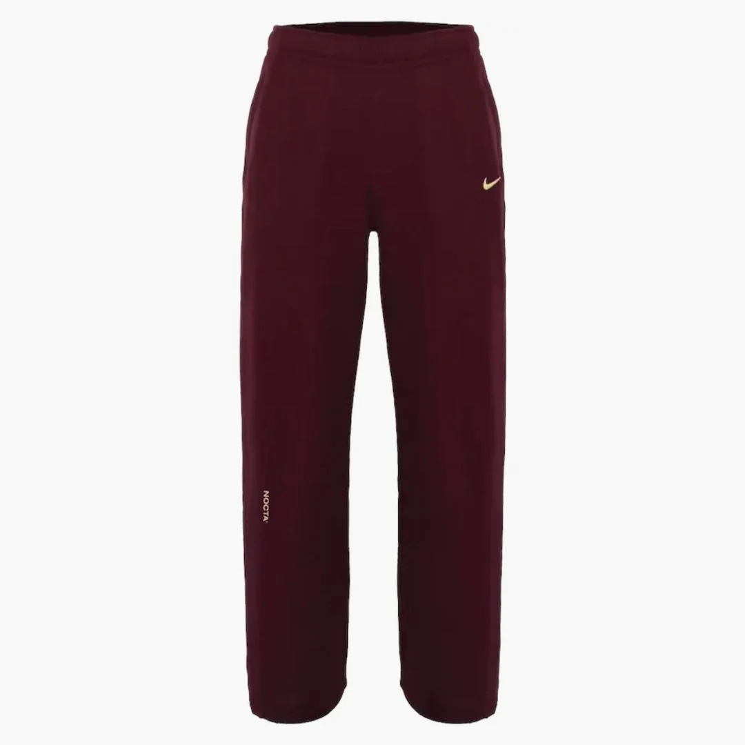 Nike X Nocta Fleece Cs Open Hem Sweatpant Dark Beetroot