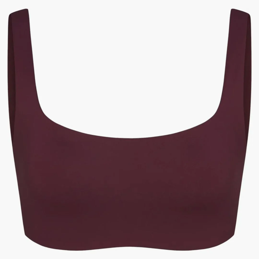 Nike X Skims Women's Matte Scoop Neck Bra Currant