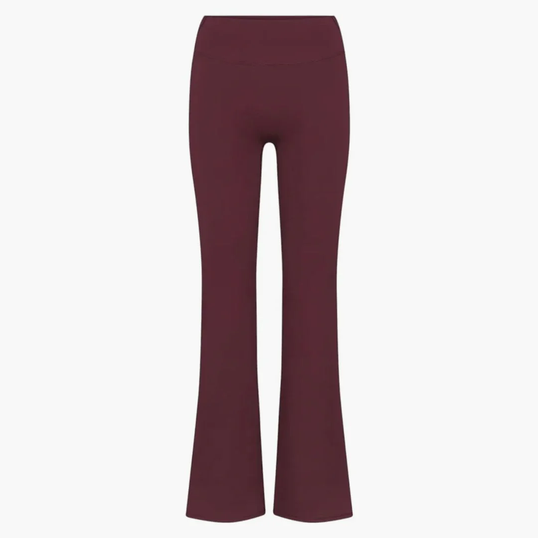 Nike X Skims Women's Matte Slim Flare Legging Currant
