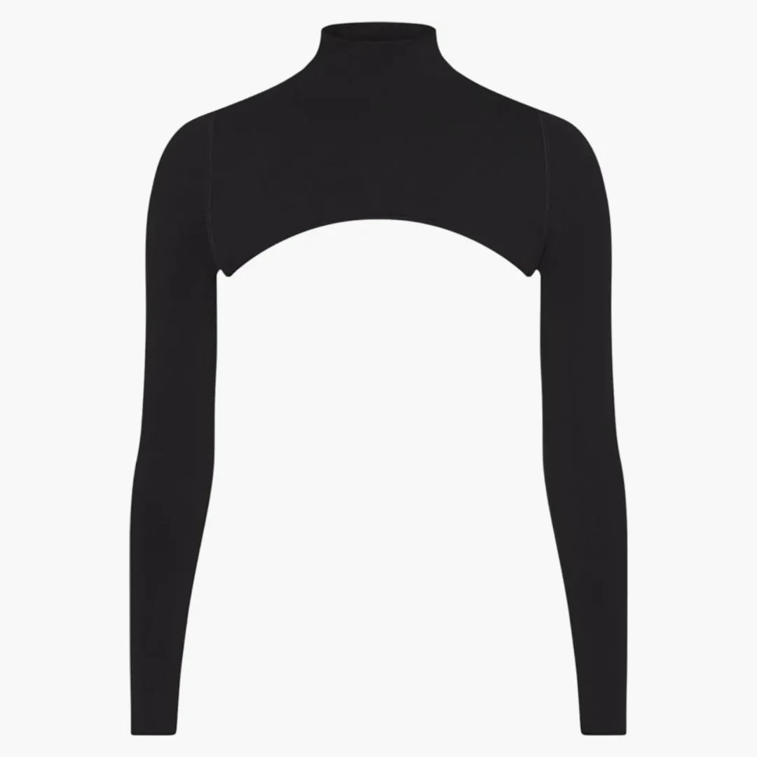 Nike X Skims Women's Vintage Seamless Shrug Obsidian