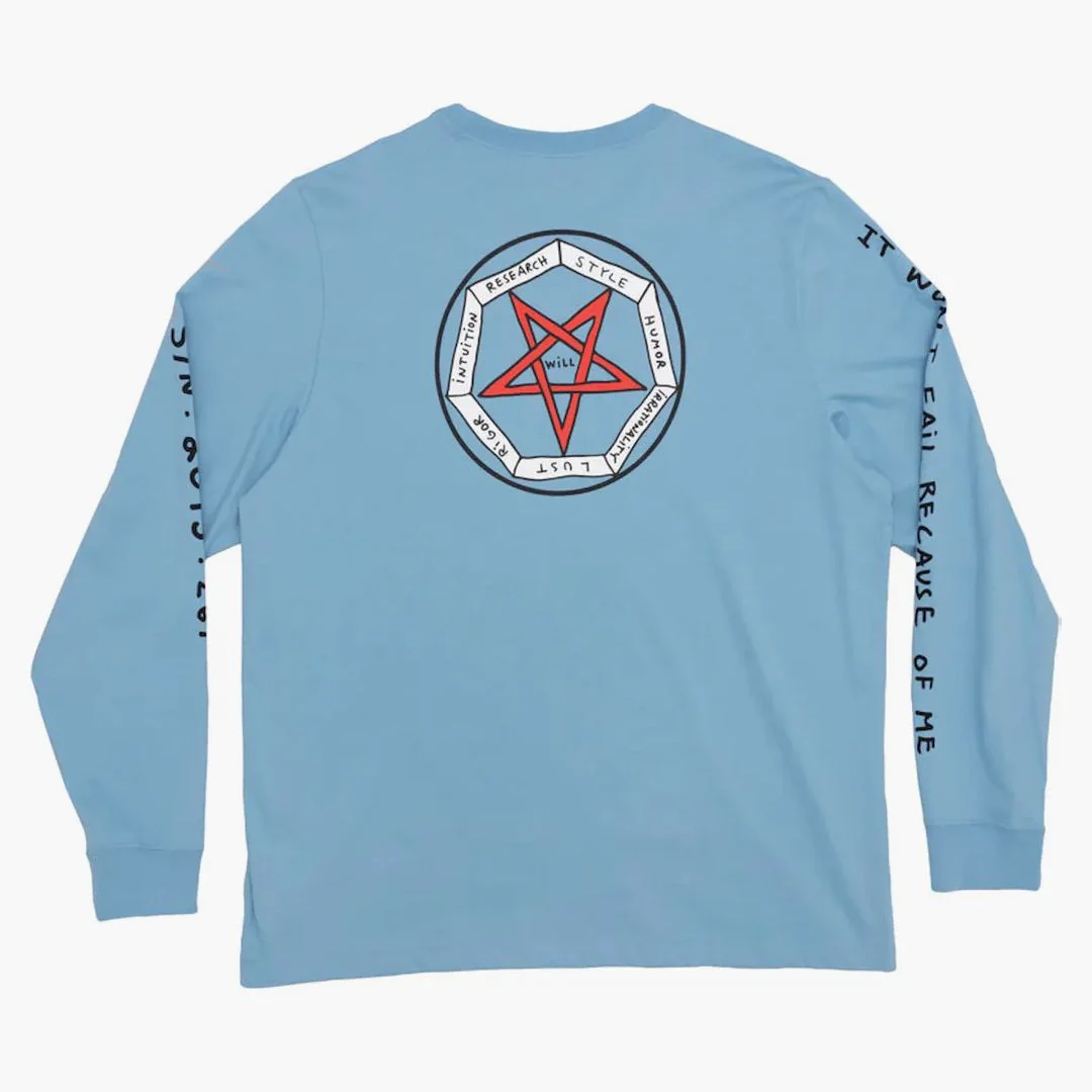 Nike X Tom Sachs Nrg Longsleeve T-shirt Skyline Blue - Image 2
