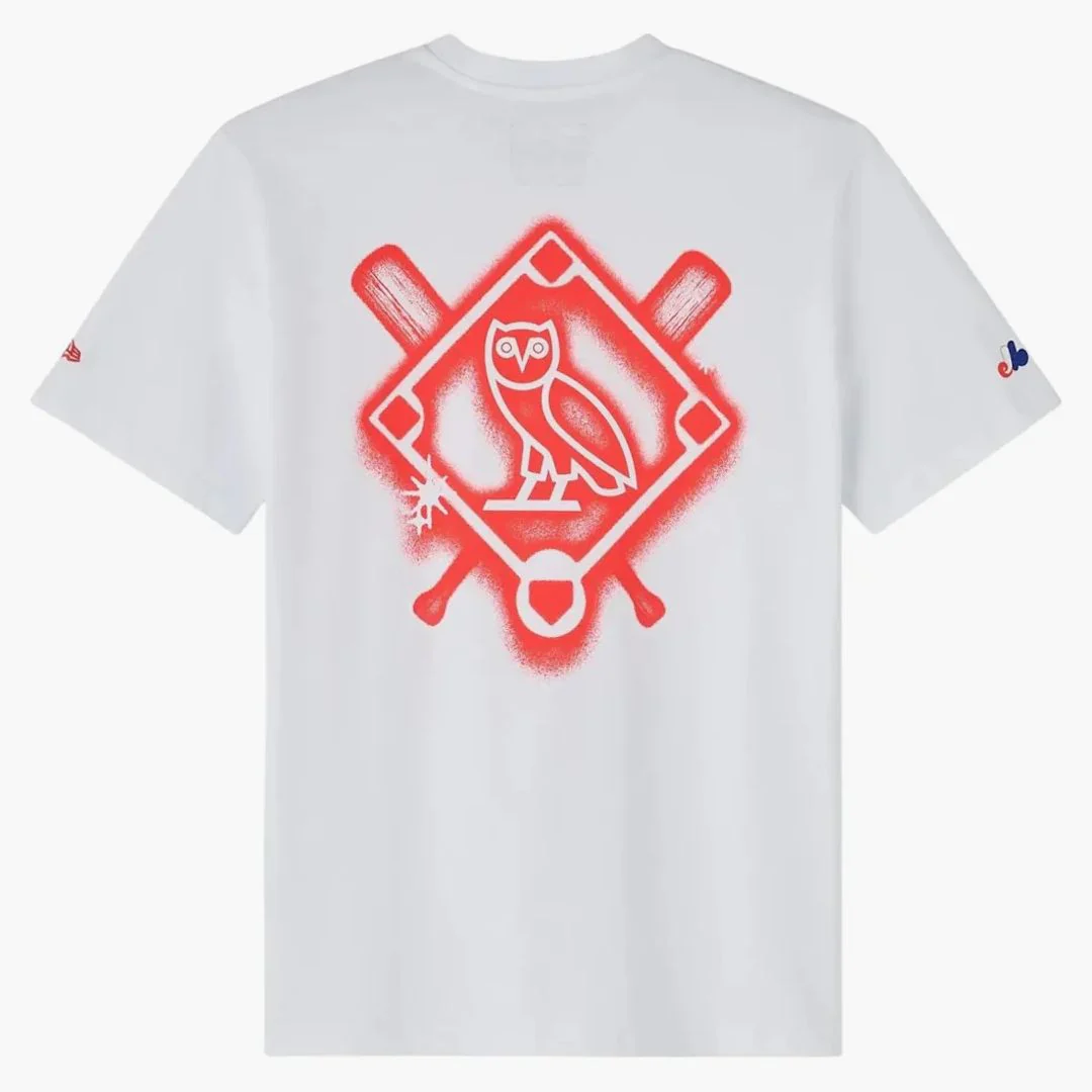 Ovo X New Era Mlb Montreal Expos T-shirt White - Image 2