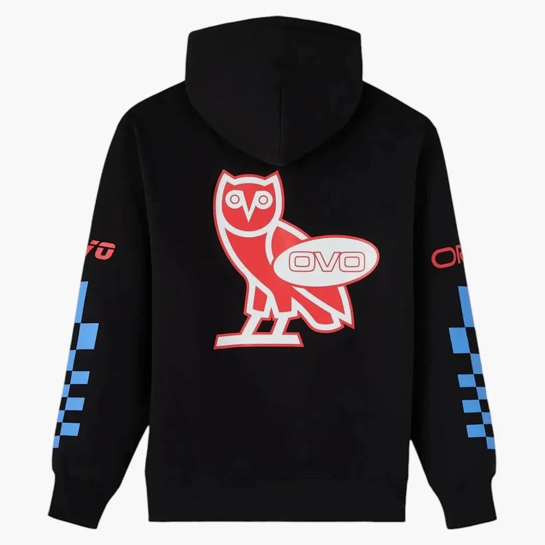 Ovo X Red Bull Racing Finish Line Hoodie Black - Image 2